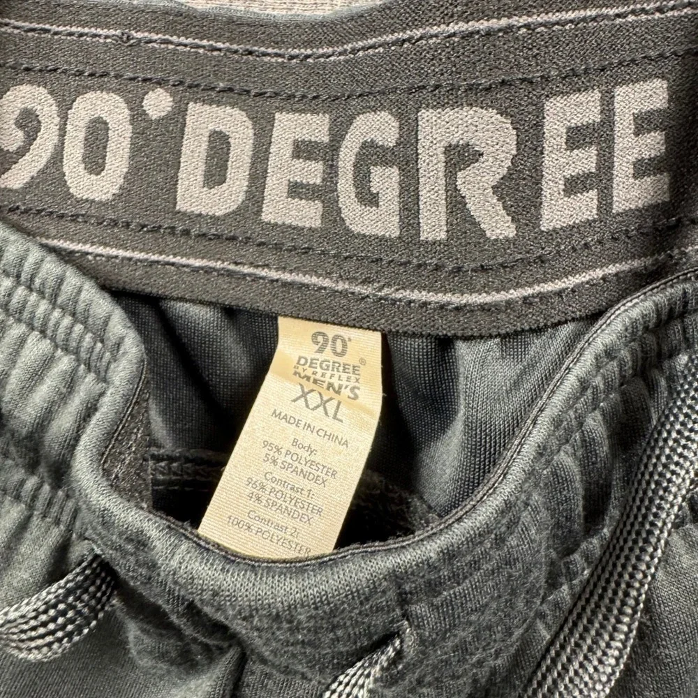 90 Degree by Reflex Mens XXL Joggers Charcoal‎ Gray Sweatpants Athletic Pants